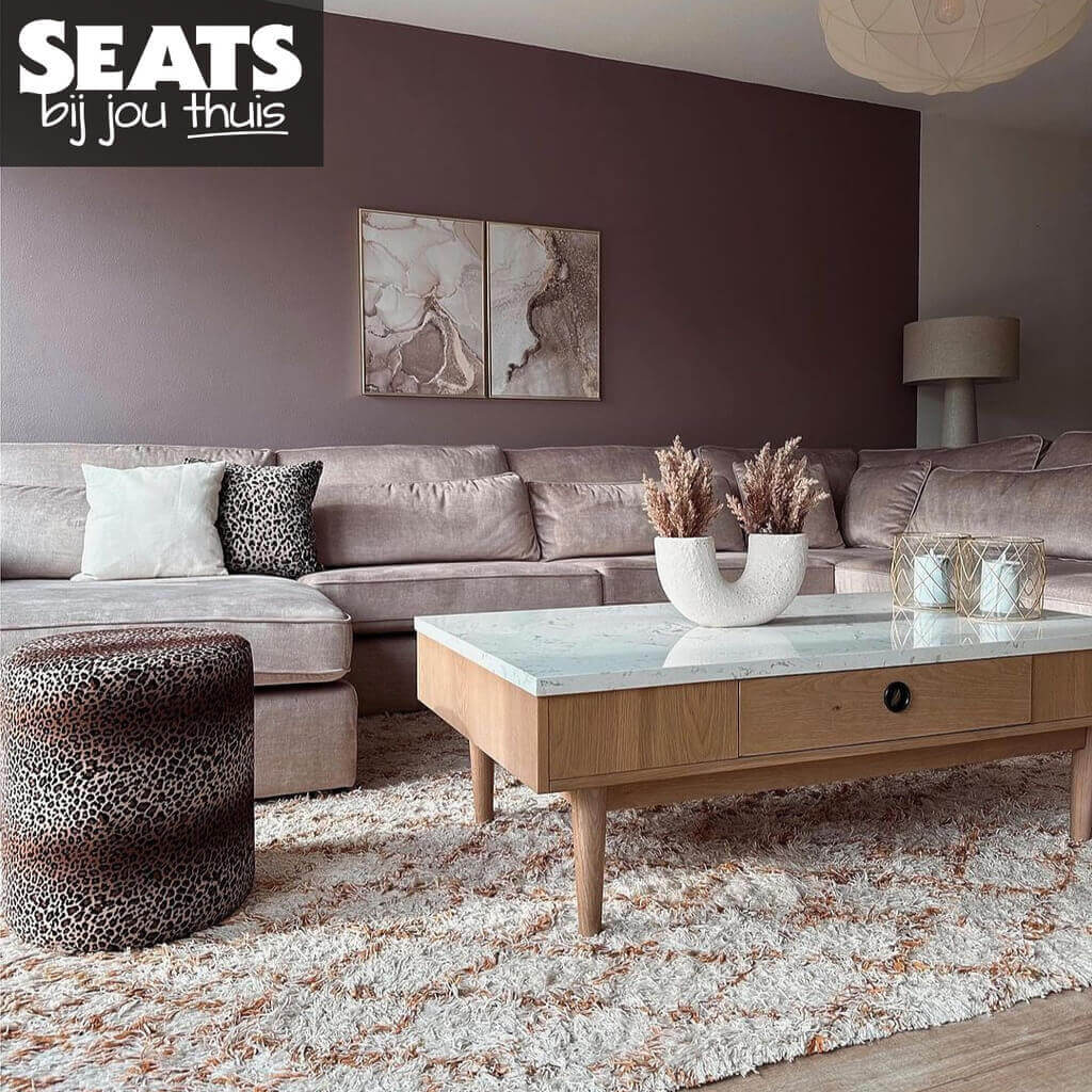 California hoekbank velvet beige Seats and Sofas