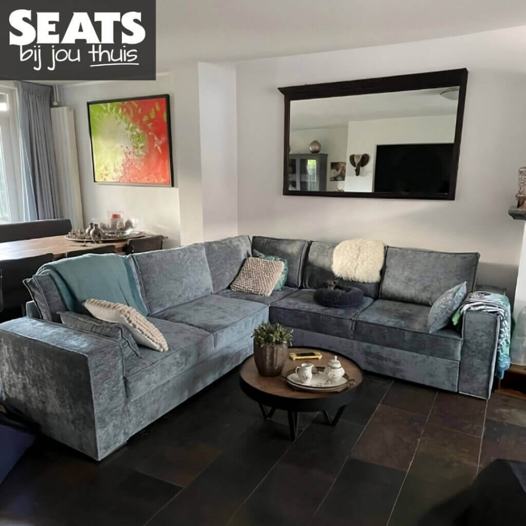 Cyprus hoekbank blauw Seats and Sofas