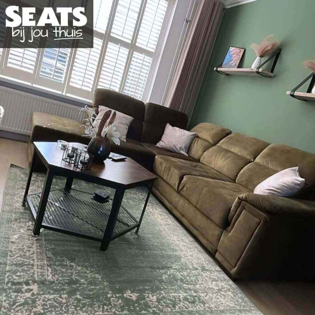 Edge hoekbank groen Seats and Sofas