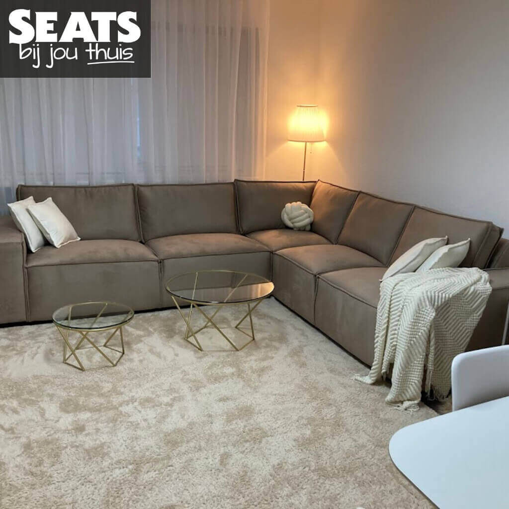Gio hoeksalon taupe Seats and Sofas
