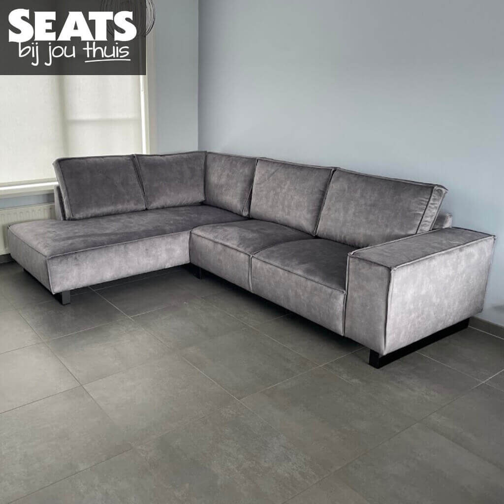 Lagos Hoekbank Grijs #SeatsBijJouThuis Gino Gualtieri