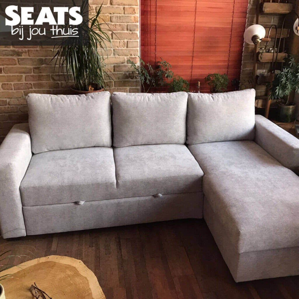 Lily hoekbank grijs