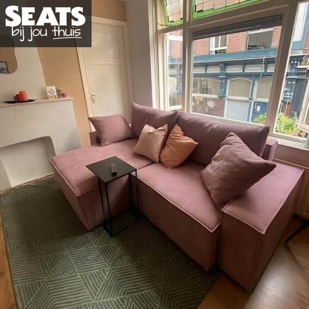 Milo hoekbank roze Seats and Sofas