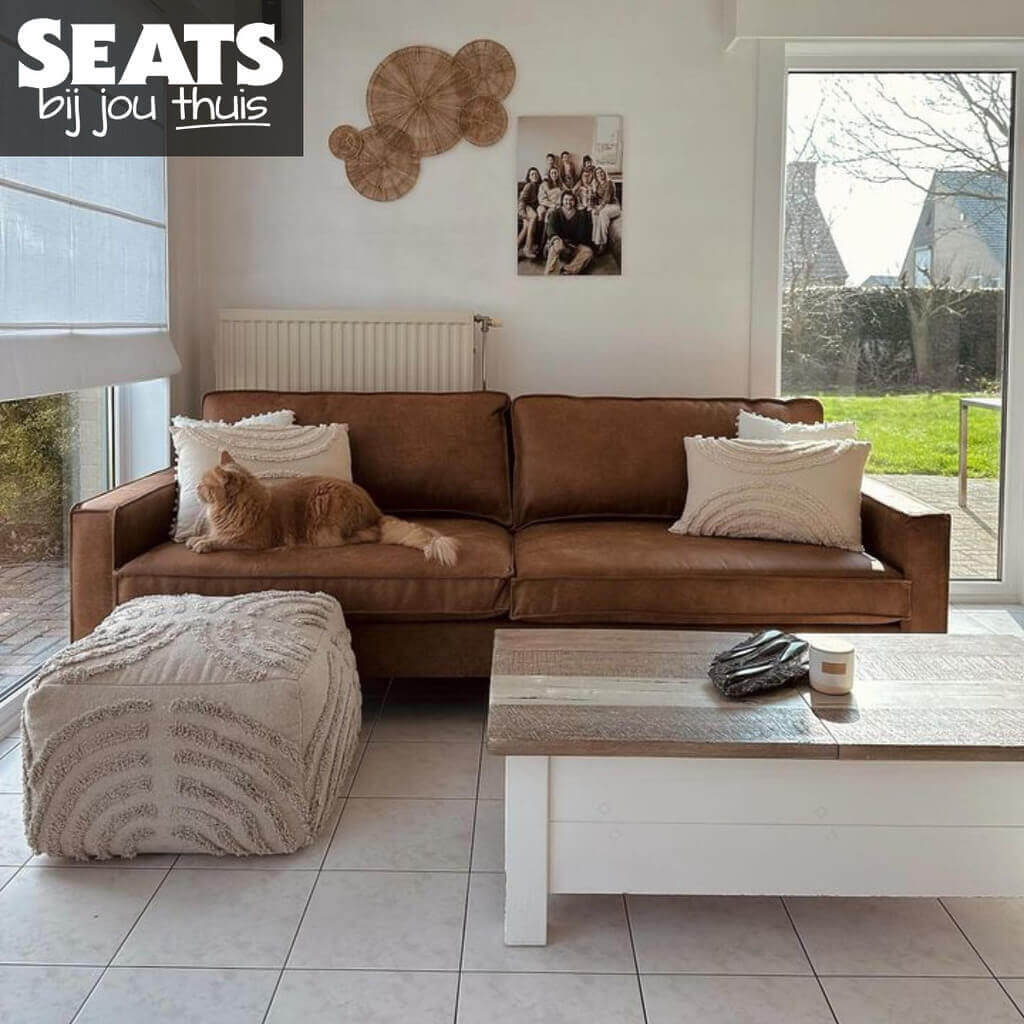 Pancho 2-zits bank bruin Seats and Sofas