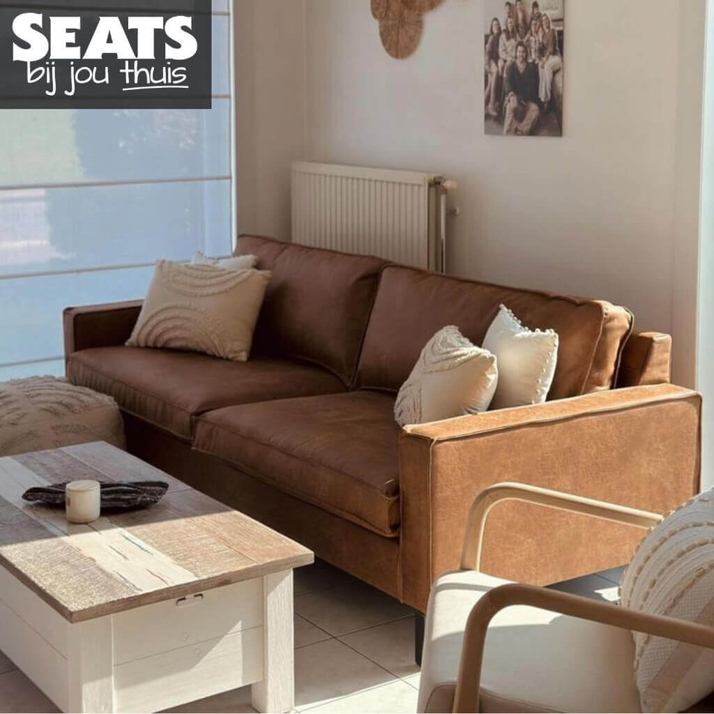 Pancho 2-zits bank cognac Seats and Sofas