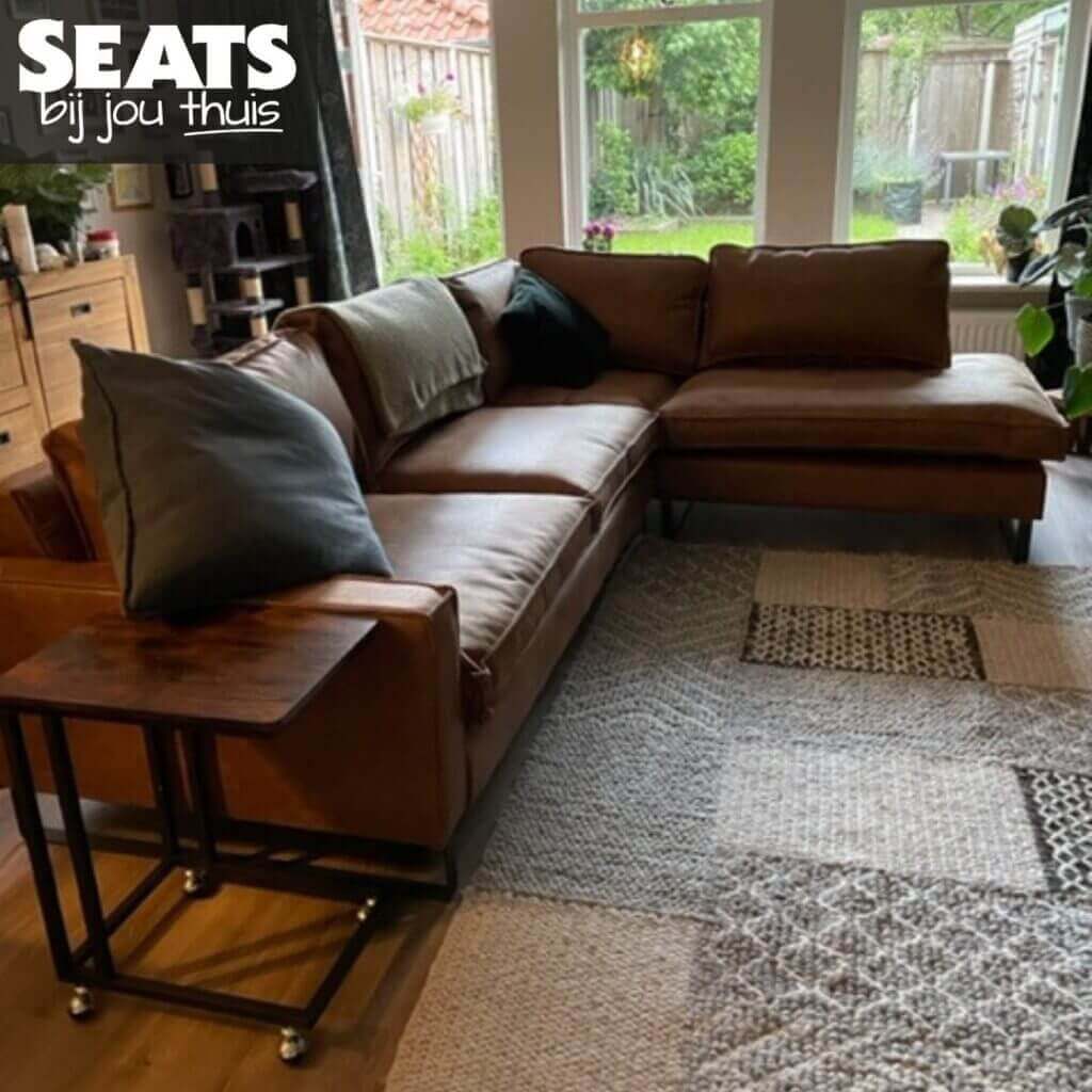 Pancho hoekbank bruin