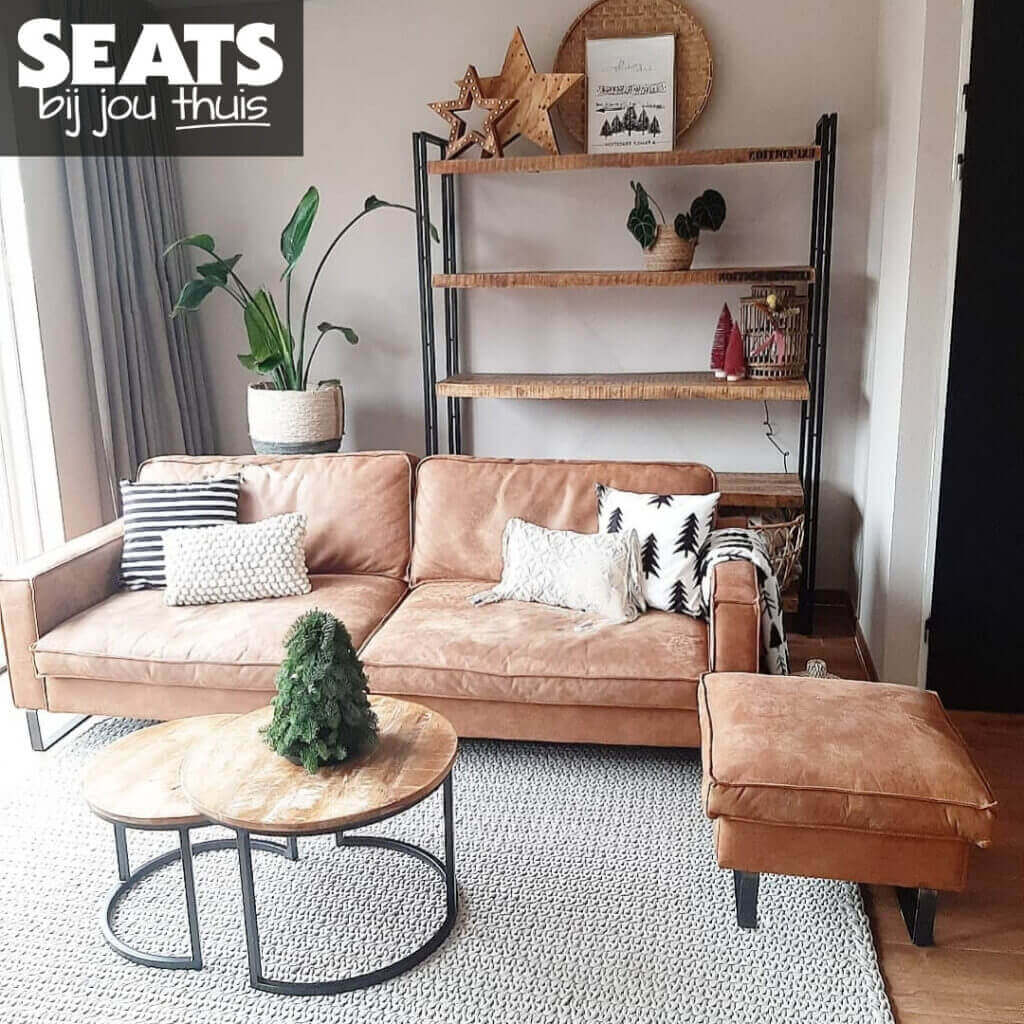 Pancho 2-zits bank bruin Seats and Sofas