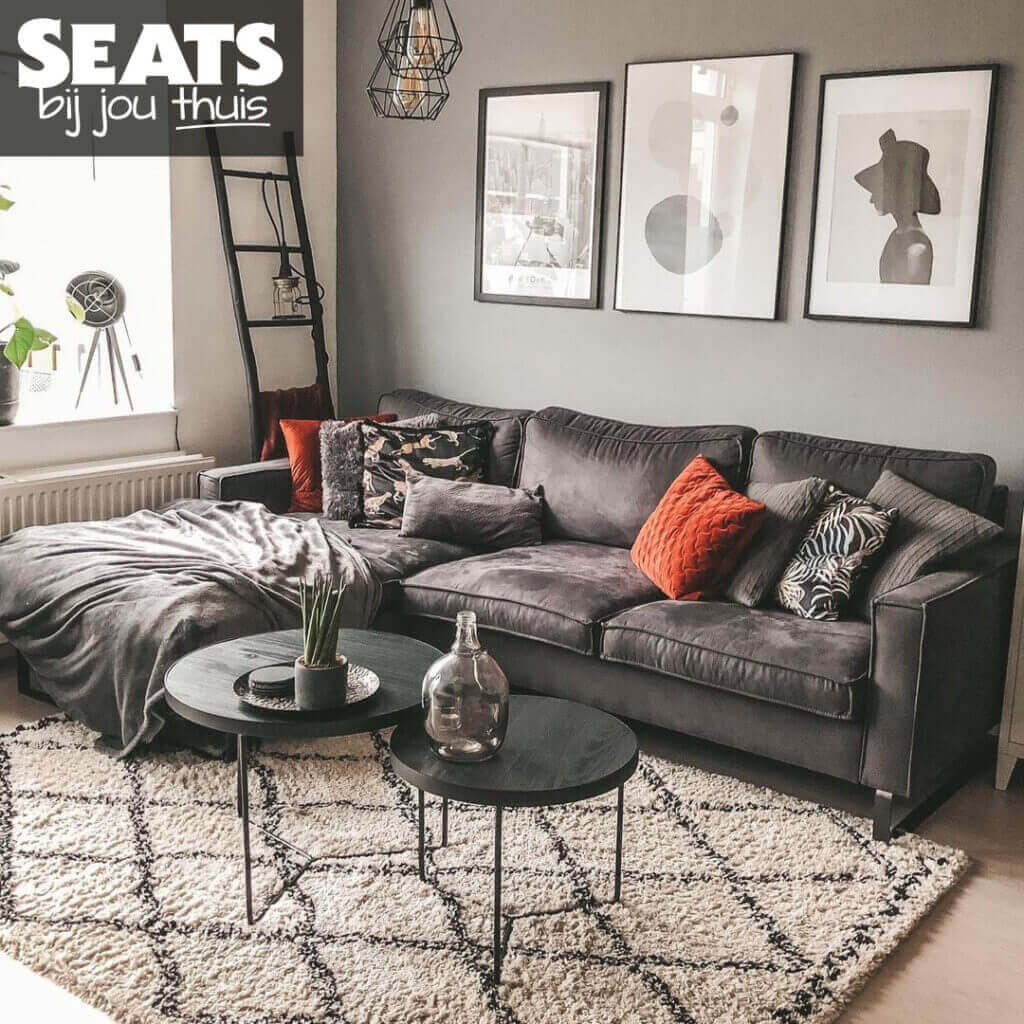 Pancho hoekbank grijs Seats and Sofas