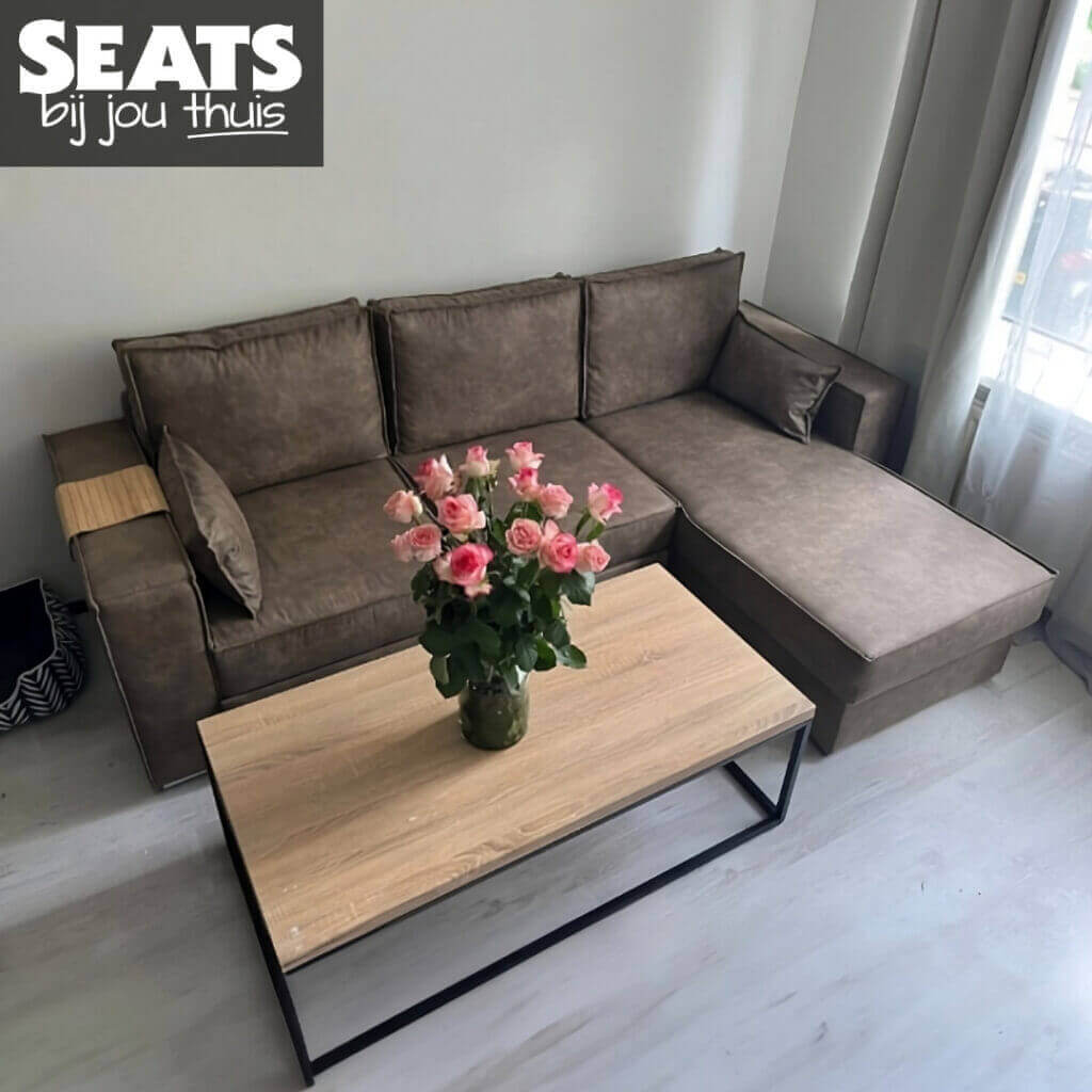 Vince hoekbank bruin Seats and Sofas