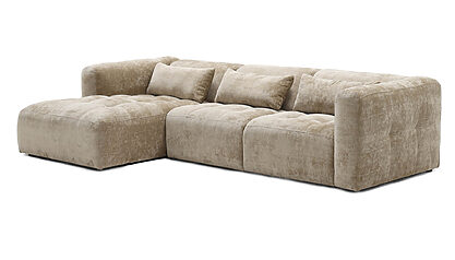 Valentina beige Hoekbank