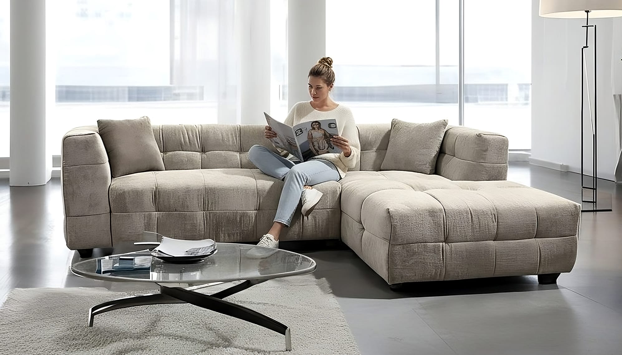 Outletmodel Colmar Hoekbank
