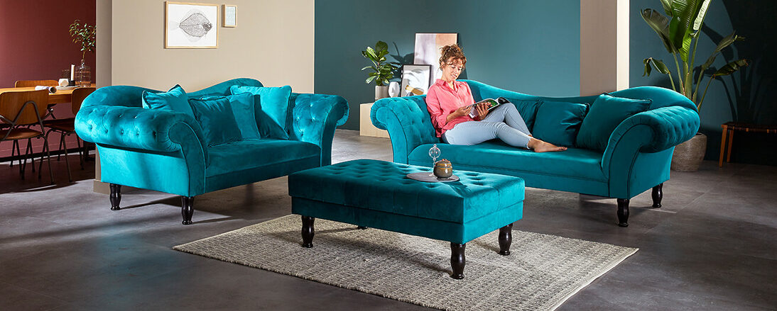 Zwarte loveseats